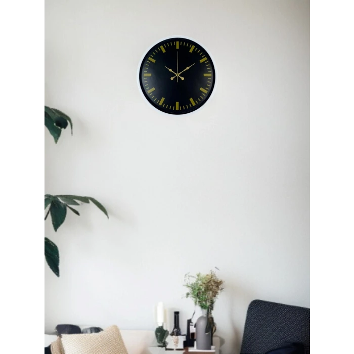 36 Cm Beyaz Dekoratif Duvar Saati