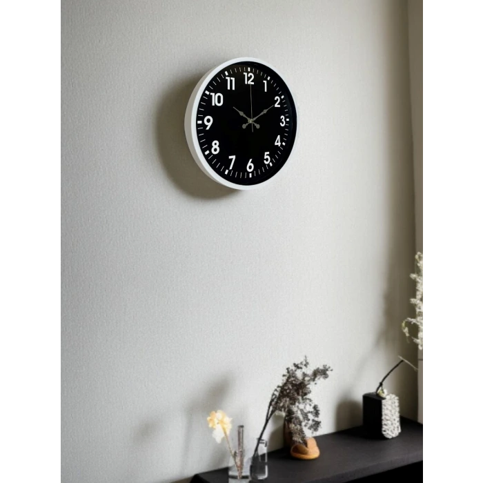 36 Cm Beyaz Dekoratif Duvar Saati