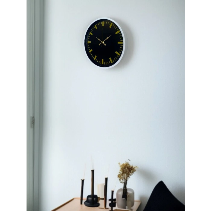 36 Cm Beyaz Dekoratif Duvar Saati