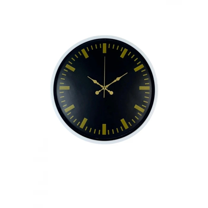 36 Cm Beyaz Dekoratif Duvar Saati