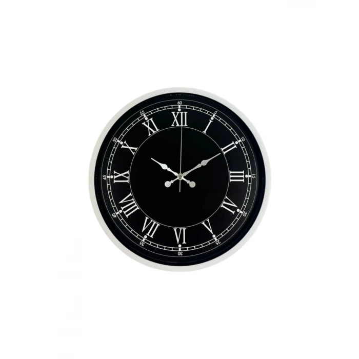 36 Cm Beyaz Dekoratif Duvar Saati