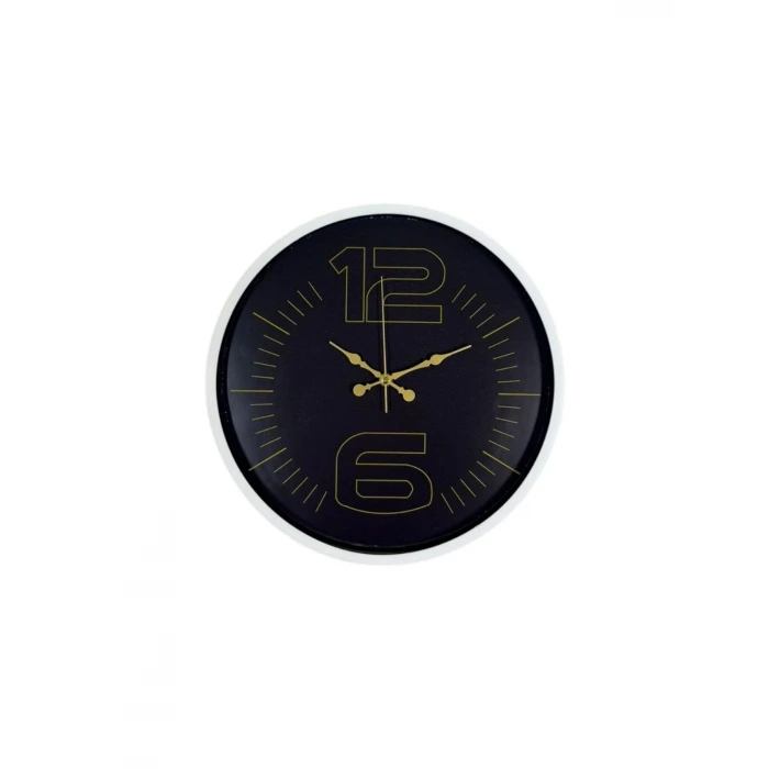 36 Cm Beyaz Dekoratif Şık Duıvar Saati