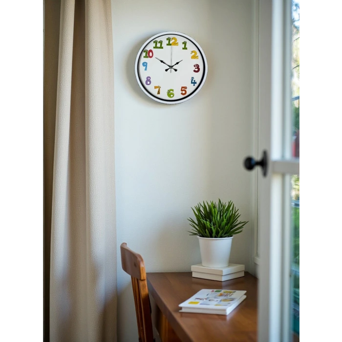 36 Cm Çocuk Odası Dekoratif Duvar Saati