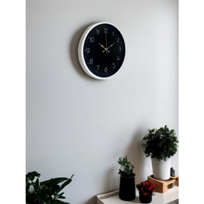 36 Cm Dekoratif Sade Duvar Saati