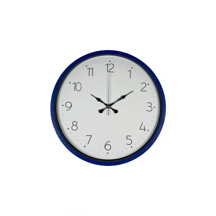 36 Cm Lacivert Dekoratif Duvar Saati