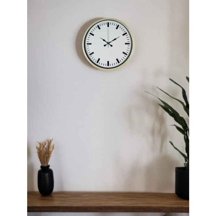 36 Cm Sade Dekoratif Duvar Saati