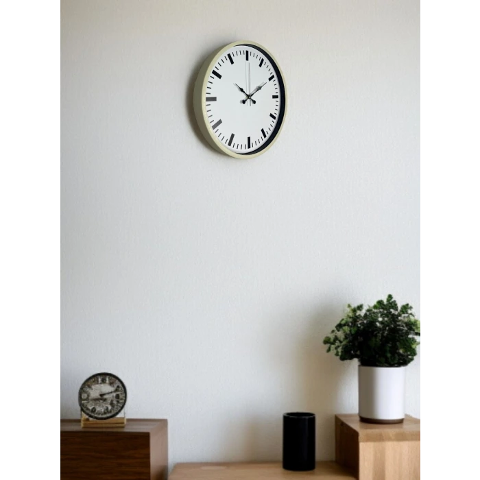 36 Cm Sade Dekoratif Duvar Saati