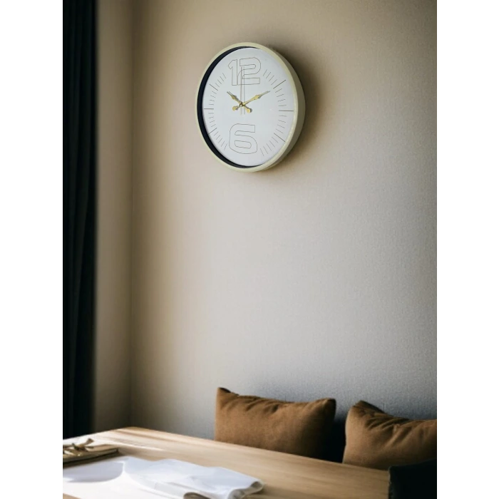 36 Cm Sade Dekoratif Duvar Saati
