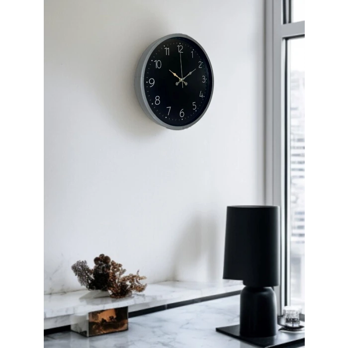 36 Cm Sade Dekoratif Duvar Saati