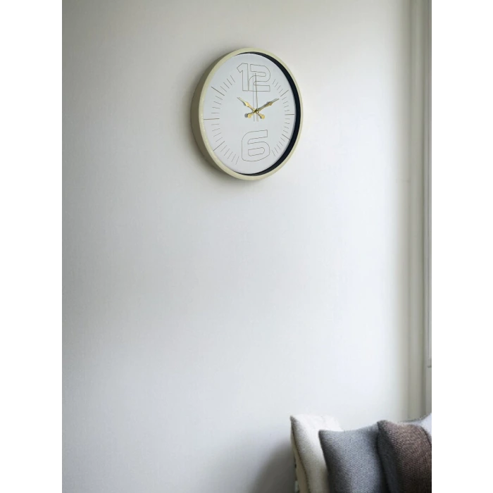 36 Cm Sade Dekoratif Duvar Saati