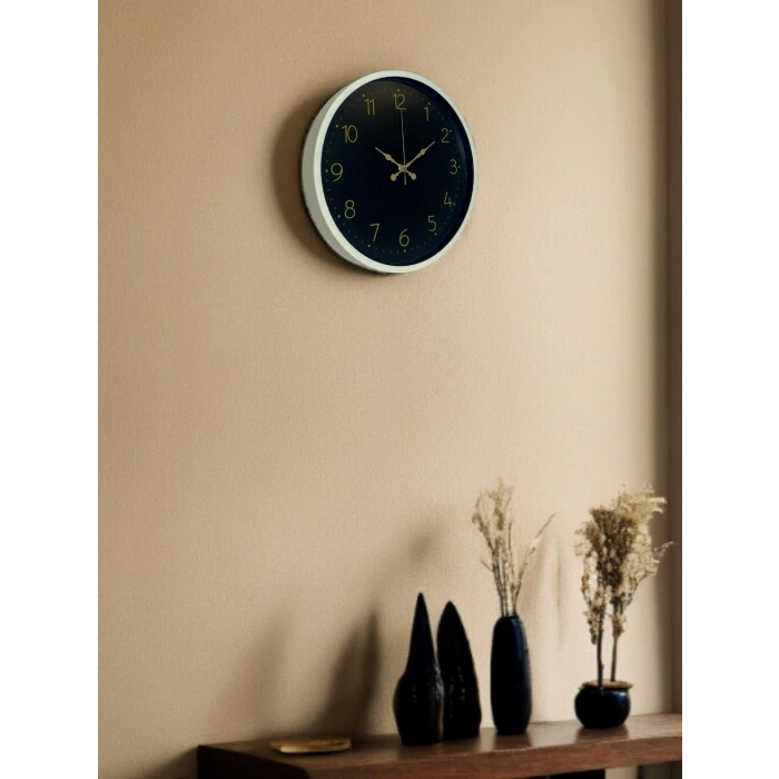 36 Cm Standart Krem Duvar Saati