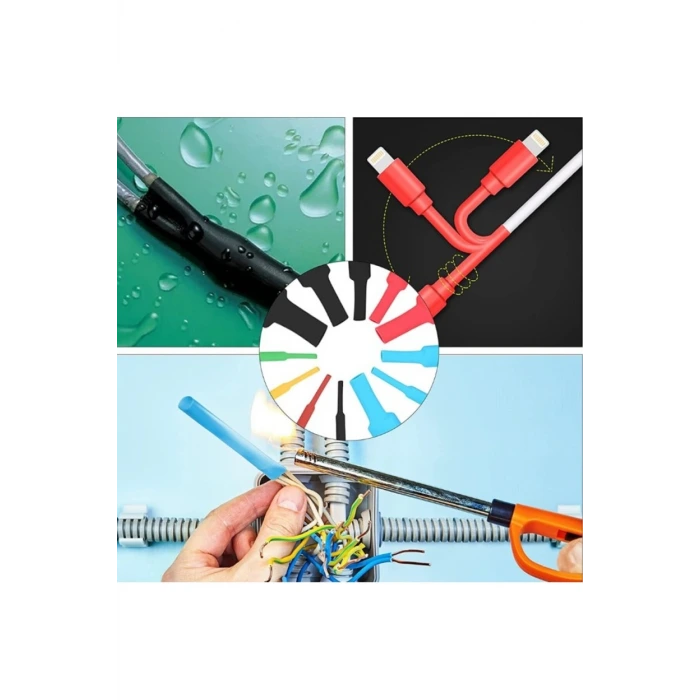 560 Parça Set Isıyla Daralan Makaron Kablo Koruyucu Kılıf