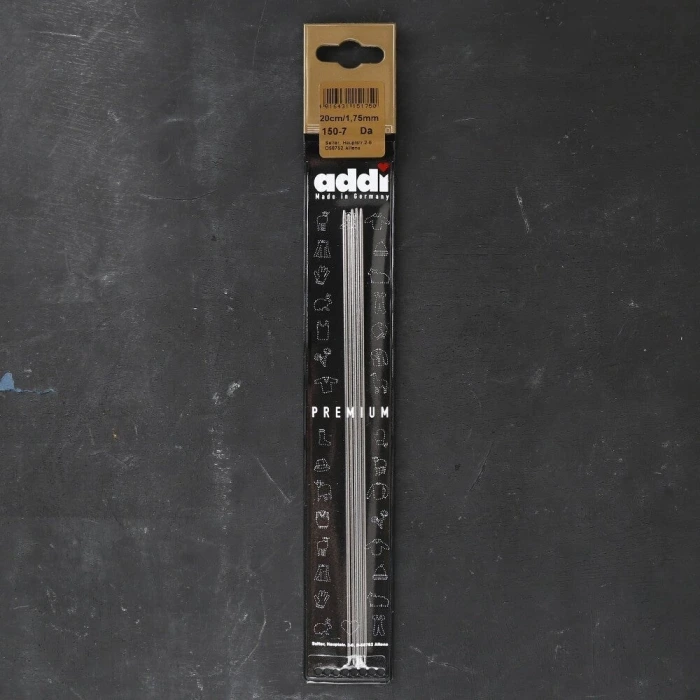 Addi 1,75mm 20cm Çelik Çorap Şişi - 150-7