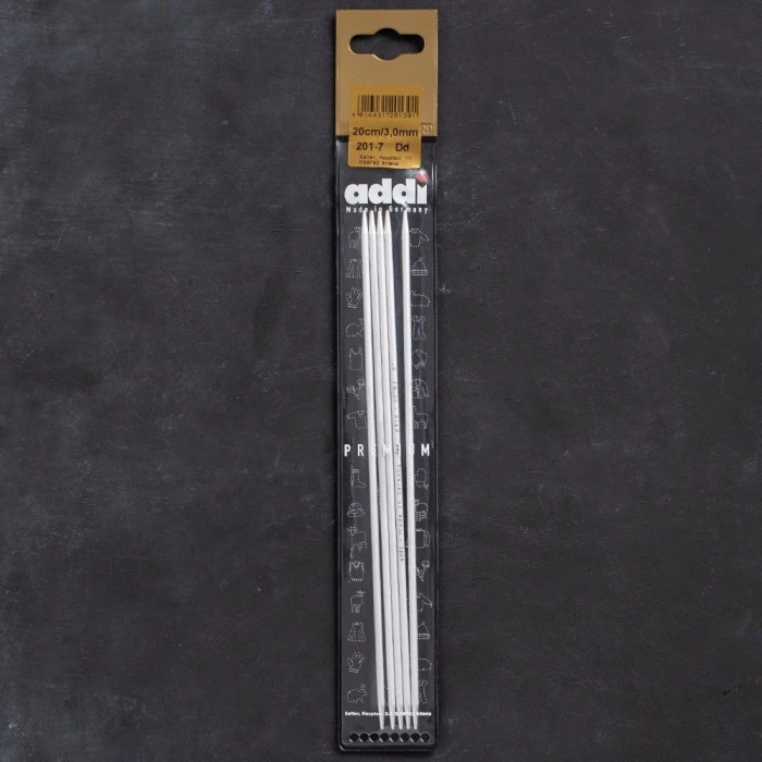 Addi 3mm 20cm 5 li Çorap Şişi 201-7