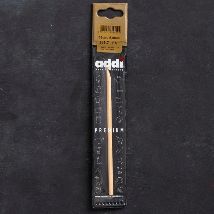 Addi Bambus 5mm 15cm Bambu Yün Tığ - 545-7