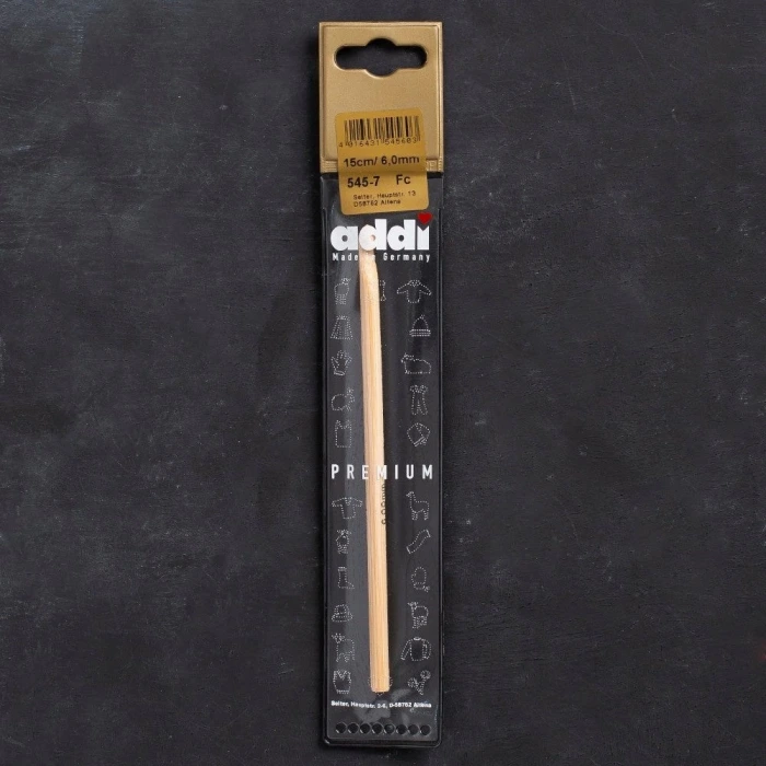 Addi Bambus 6mm 15cm Bambu Yün Tığ - 545-7