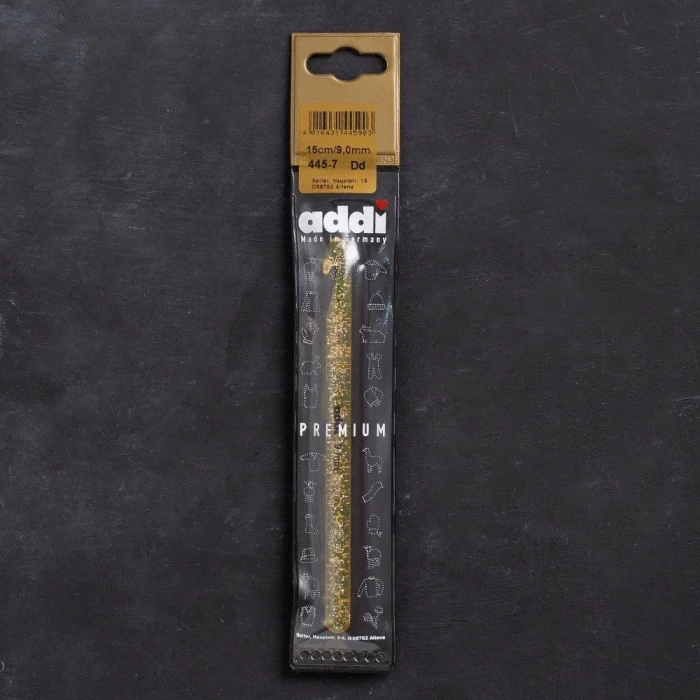 Addi Champagner 9mm 15cm Plastik Simli Yün Tığ - 4