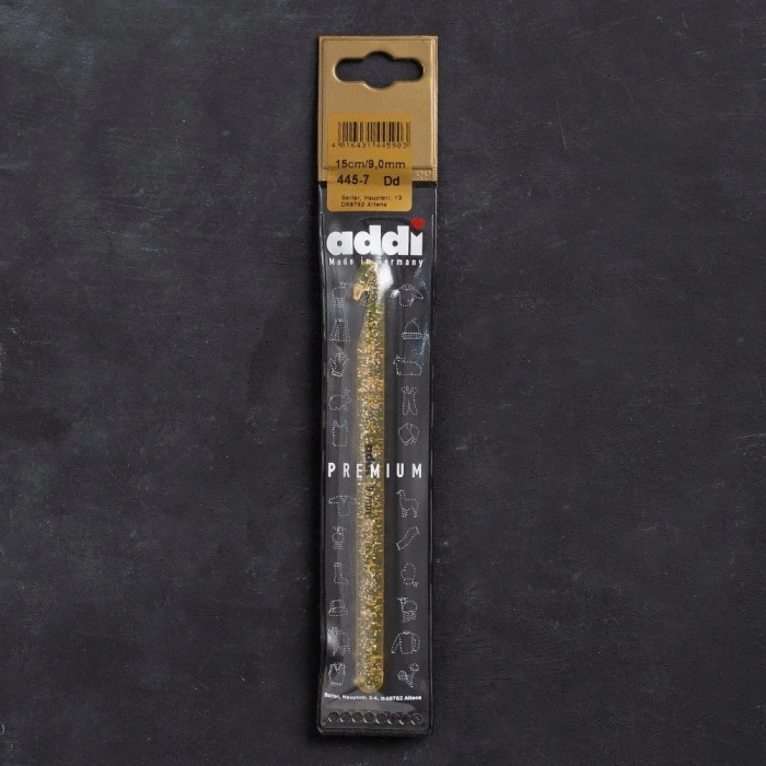 Addi Champagner 9mm 15cm Plastik Simli Yün Tığ - 4