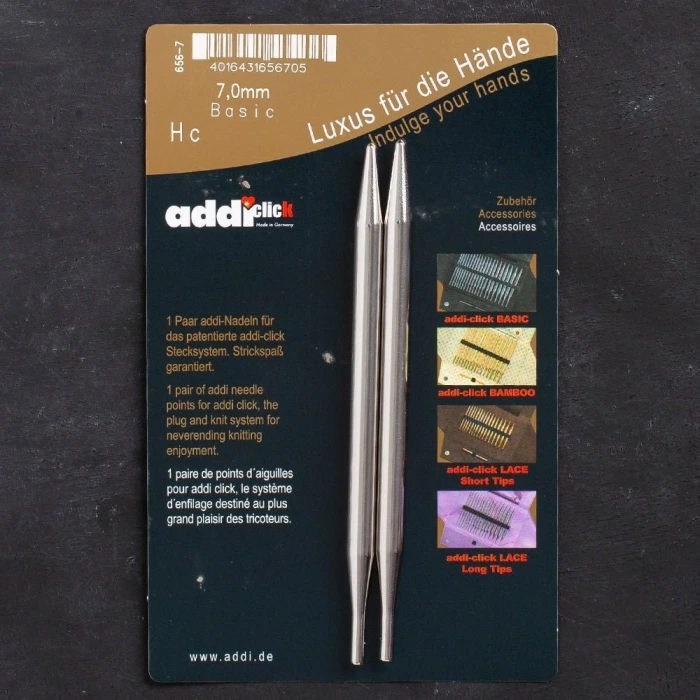 Addi Click Basic 7mm Misinalı Şiş Ucu - 656-2