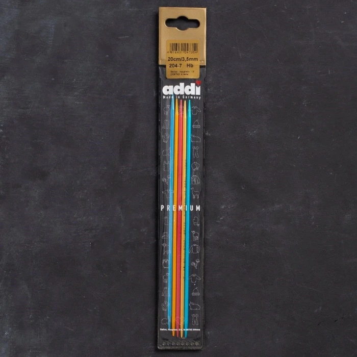 Addi Colibri 3,5mm 20cm Renkli Çorap Şişi - 204-7