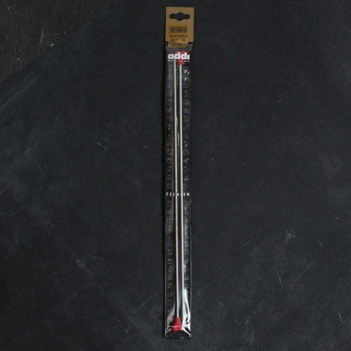 ADDI KALPLİ 3.25MM 40CM KLASİK ALÜMİNYUM ÖRGÜ ŞİŞİ