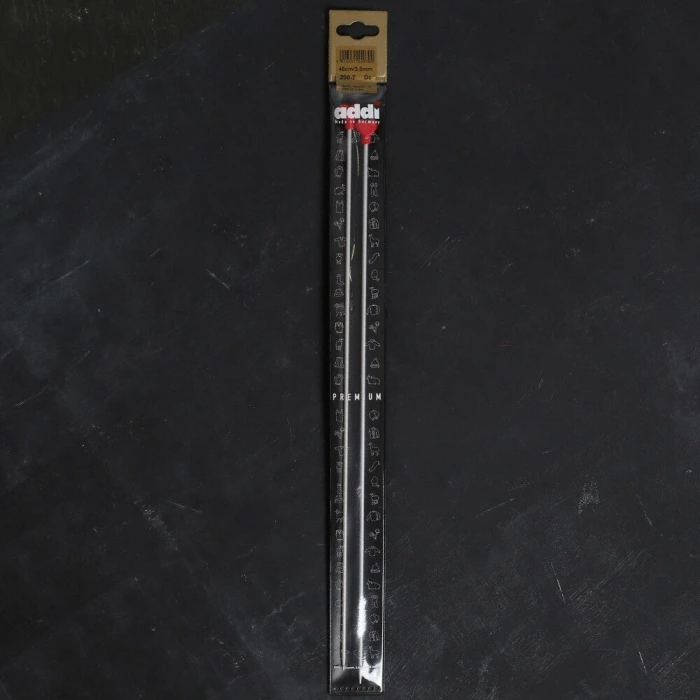 ADDI KALPLİ 3MM 40CM KLASİK ALÜMİNYUM ÖRGÜ ŞİŞİ -