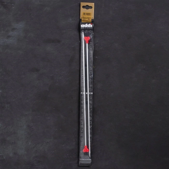 Addi Kalpli 4mm 35cm Klasik Alüminyum Örgü Şişi -