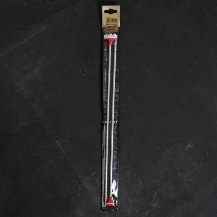 ADDI KALPLİ 5MM 40CM KLASİK ALÜMİNYUM ÖRGÜ ŞİŞİ -