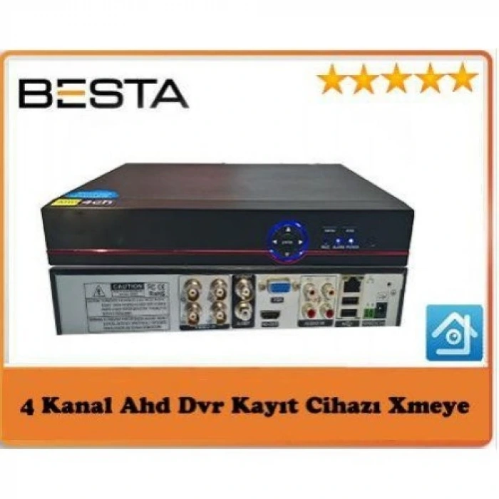 AHD DVR 4 Kanal Kamera Kayıt Cihazı - Xmeye KD-604HD