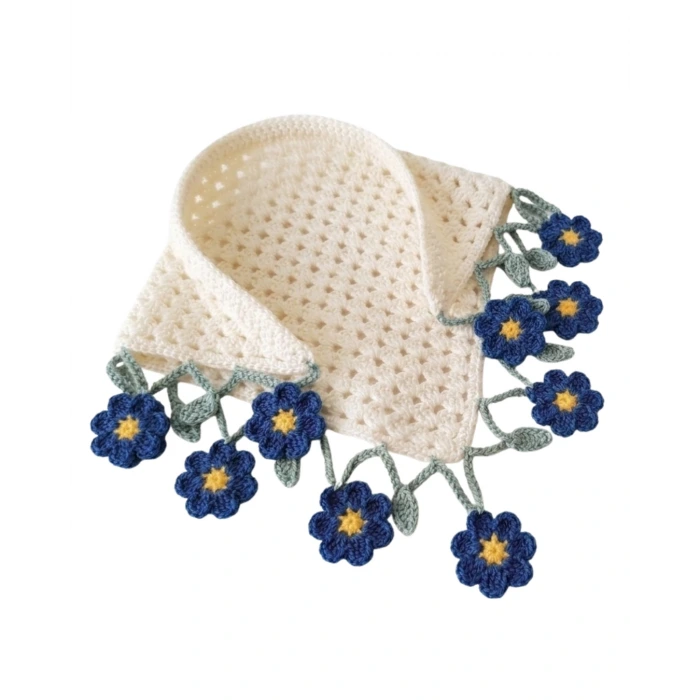 Akdeniz Çiçekleri Bandana