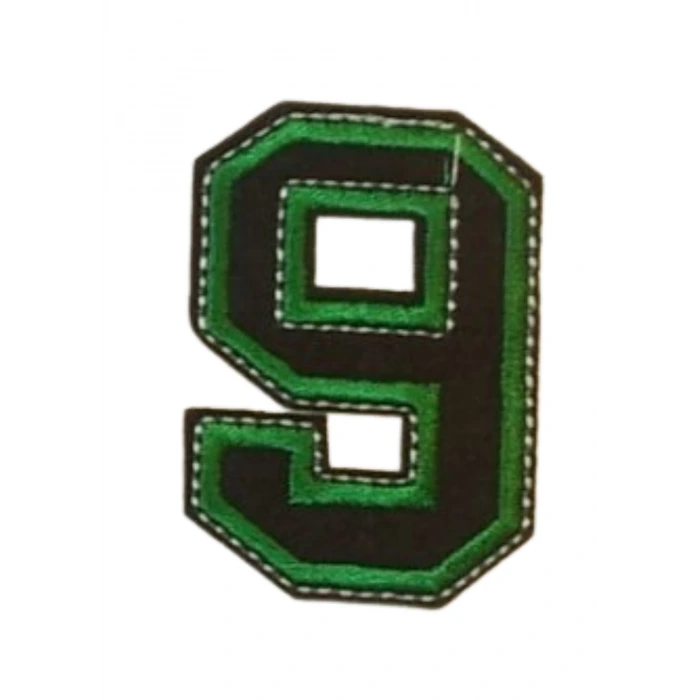 Aplike Ütü İle Yapışan 9  Rakamı Arma 4x5 cm