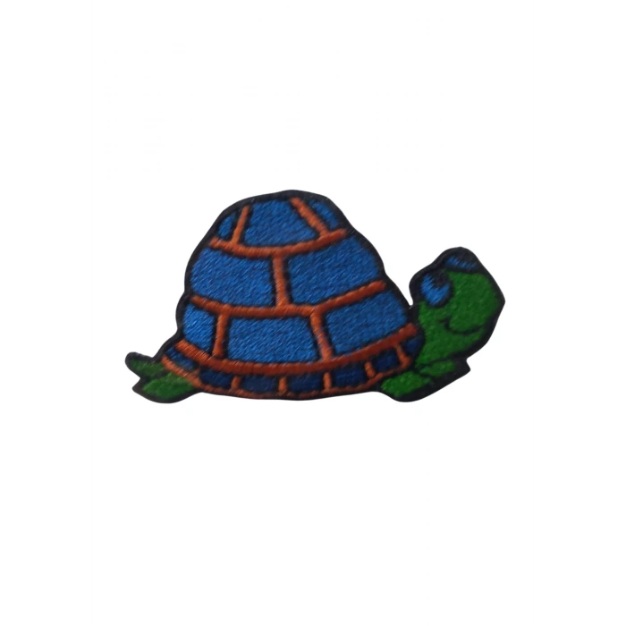 Aplike Ütü İle Yapışan Kaplumbağa Arma 4x3 cm