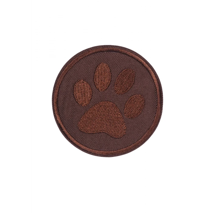 Aplike Ütü İle Yapışan Koyu Kahve Pati Arma 5 cm