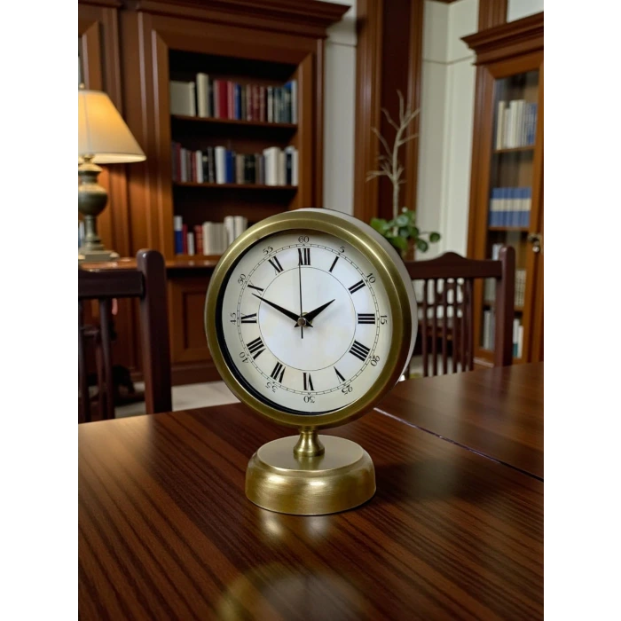 Aurum Retro 25x20 Eskitme Metal Masa Saati