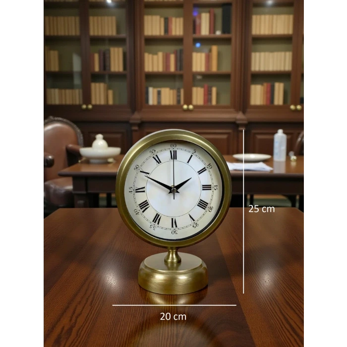 Aurum Retro 25x20 Eskitme Metal Masa Saati