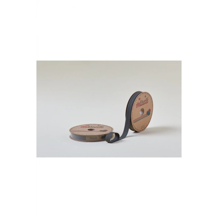 Biye Koton Katlı D54 Füme 2 cm 25 Metre %65 Koton %35 Polyester