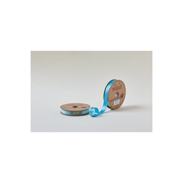 Biye Saten Katlı 029 Koyu Mint 2 cm 25 Metre %100 Polyester