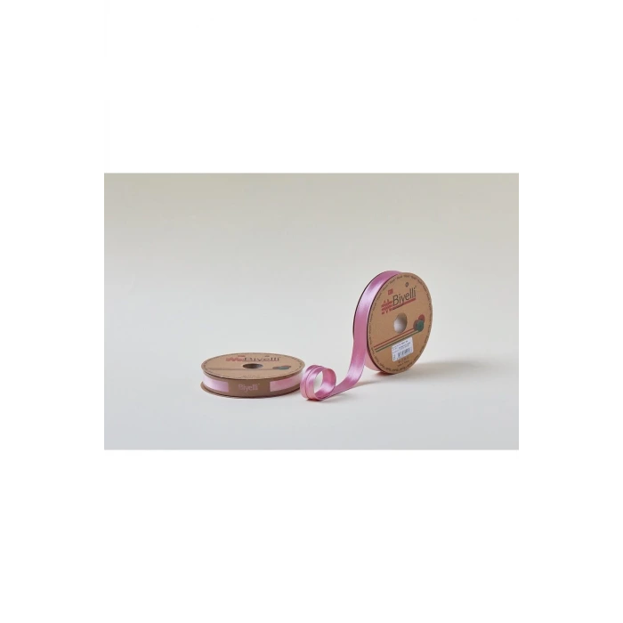 Biye Saten Katlı 054 Gül Kurusu 2 cm 25 Metre %100 Polyester