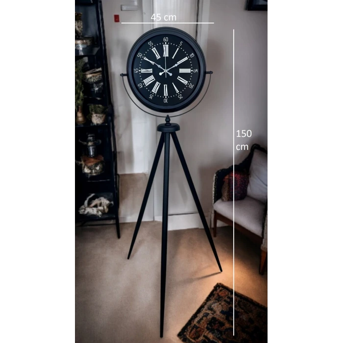 Black Aura Tripod Ayaklı Saat