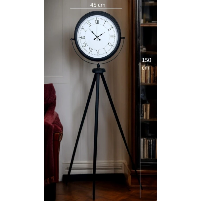 Black Elite Tripod Ayaklı Saat