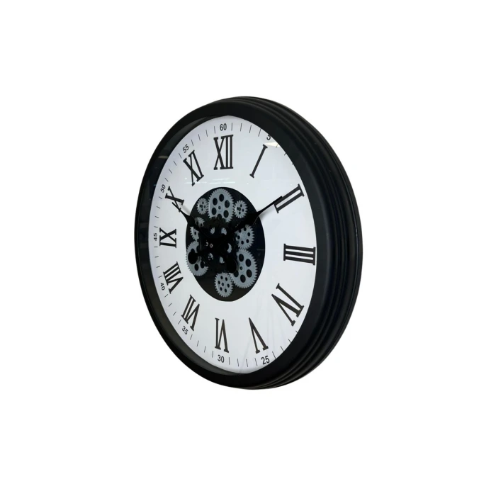 Black Majesty 60 Cm Çarklı Duvar Saati