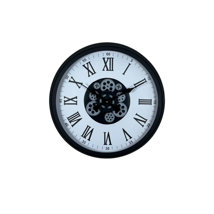 Black Majesty 60 Cm Çarklı Duvar Saati