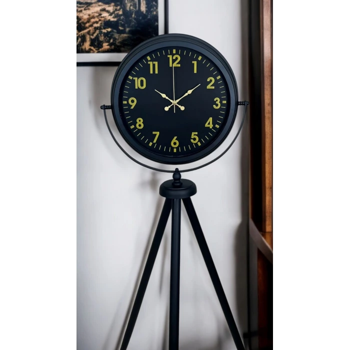 Black Prime Gold Rakamlı Tripod Ayaklı Saat