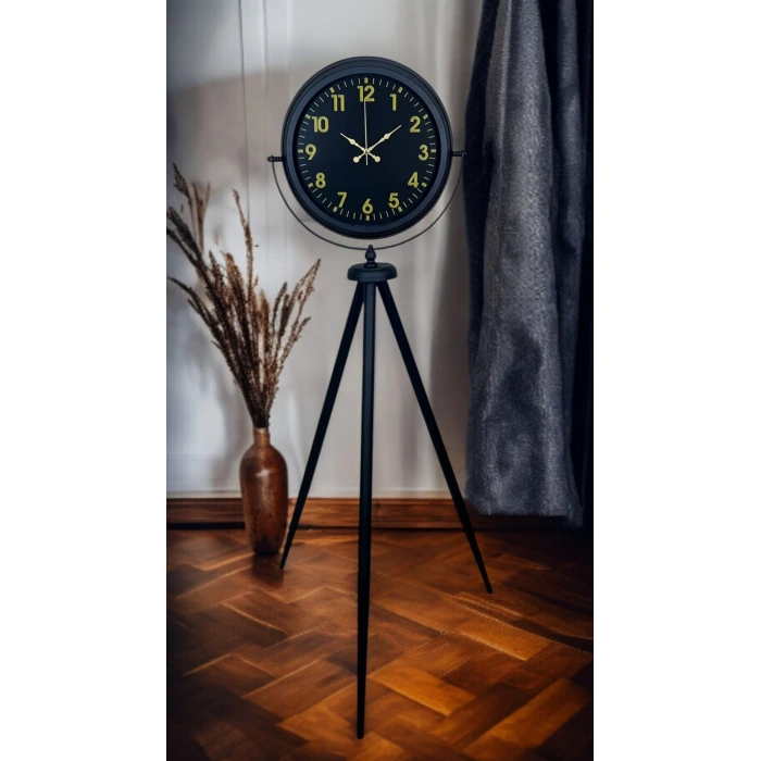 Black Prime Gold Rakamlı Tripod Ayaklı Saat