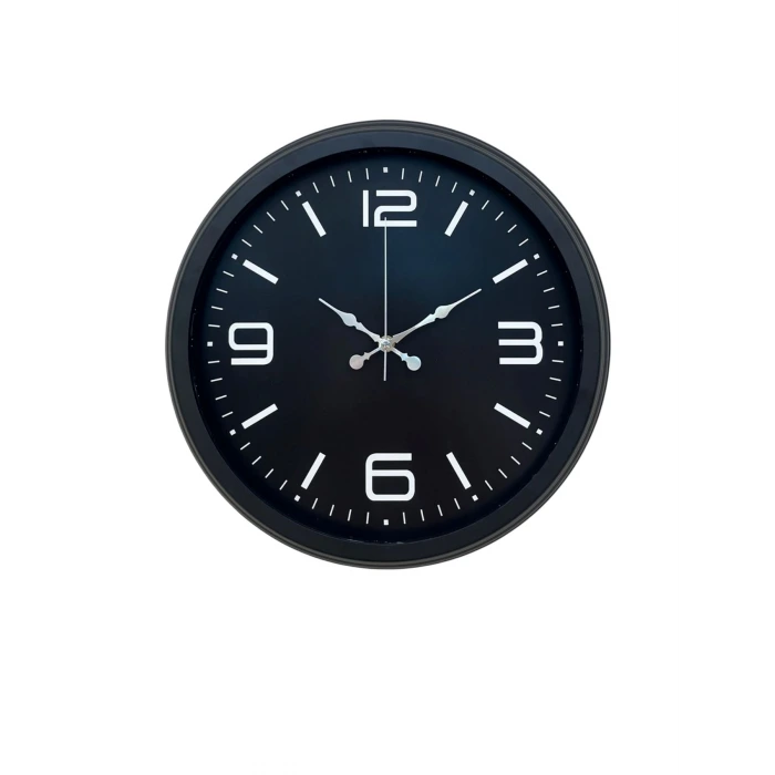Black Royal Tasarım 40 cm Metal Duvar Saati