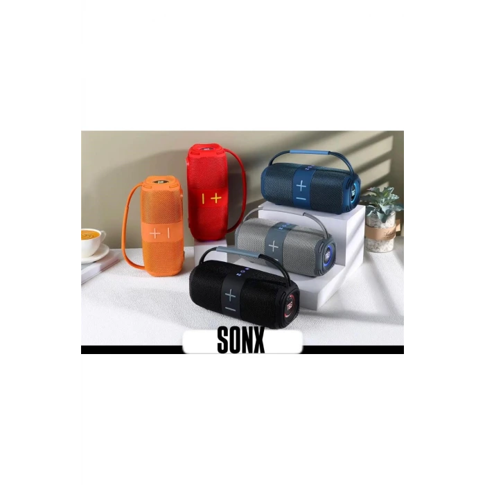 Bluetooth Hoparlör – Suya Dayanıklı, Taşınabilir, Kablosuz, Derin Bas, Renkli Seçenekler