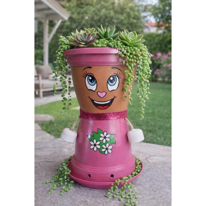 BONCUK HANIM VİLLA DEKORATİF SAKSI 1.7 Litre