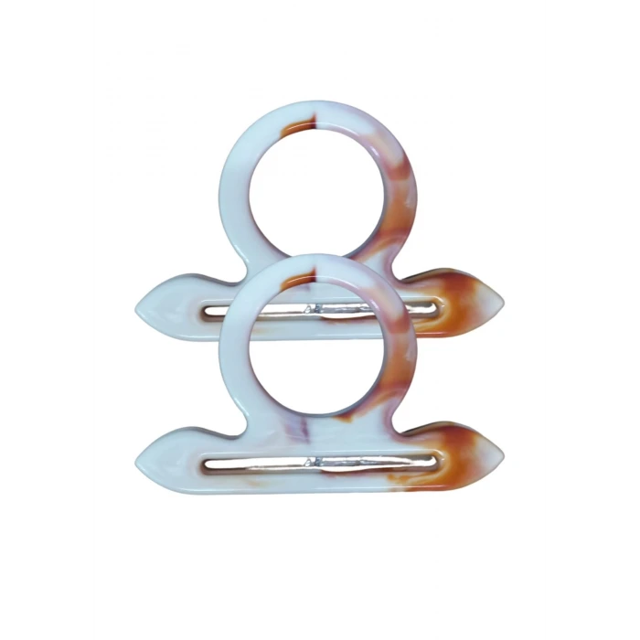 Çanta Sapı Çapa Model Kahverengi - Beyaz 18 cm