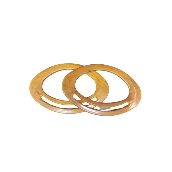 Çanta Sapı Oval Açık Kahverengi 18 cm