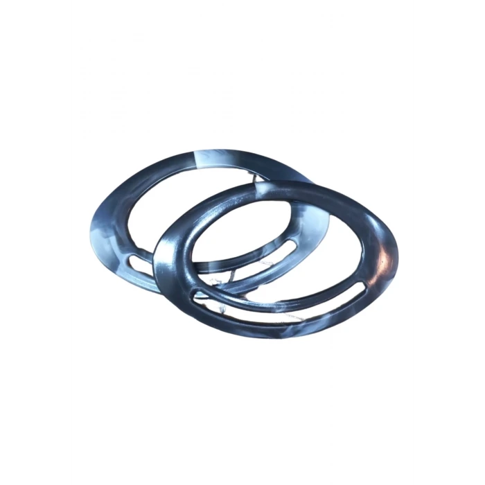 Çanta Sapı Oval Siyah-Beyaz 18 cm